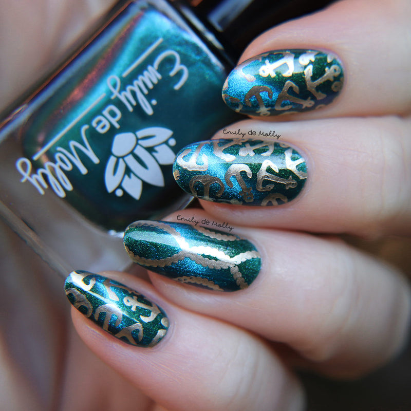 Soft Gold -  Nail Stamping Polish by Messy Mansion image 3