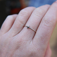 Delicate star ring in 925 Sterling Silver image 1