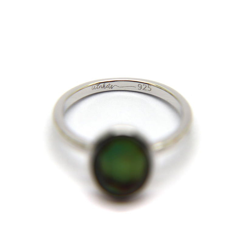 Mood ring in 925 Sterling Silver or gold plated image 7