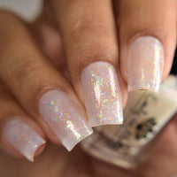 Jelly Nail Polish - White x  Light Pink Bundle