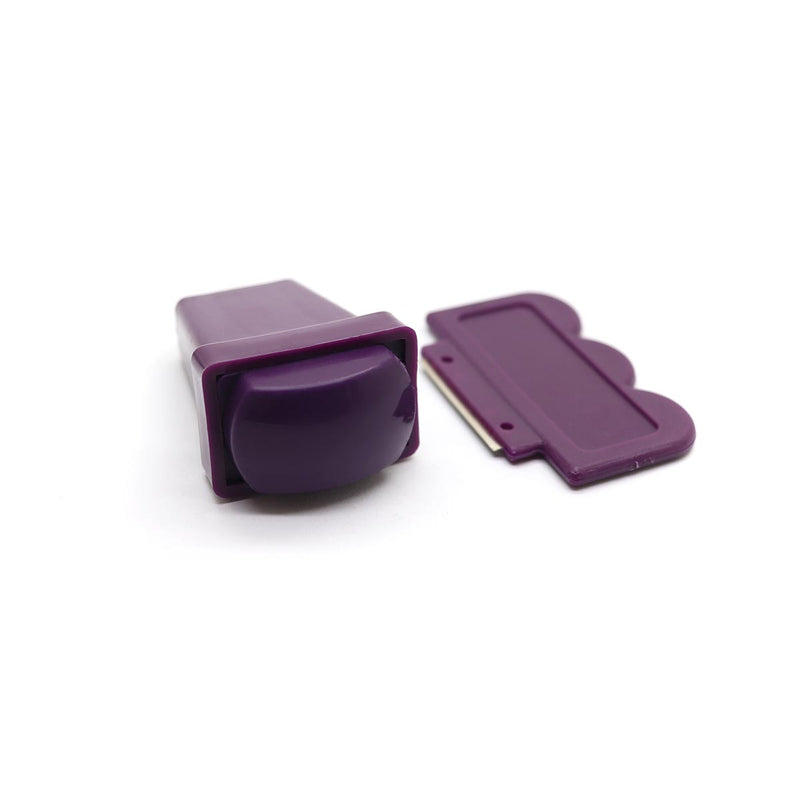 Purple Rectangular Stamper by Messy Mansion image 1