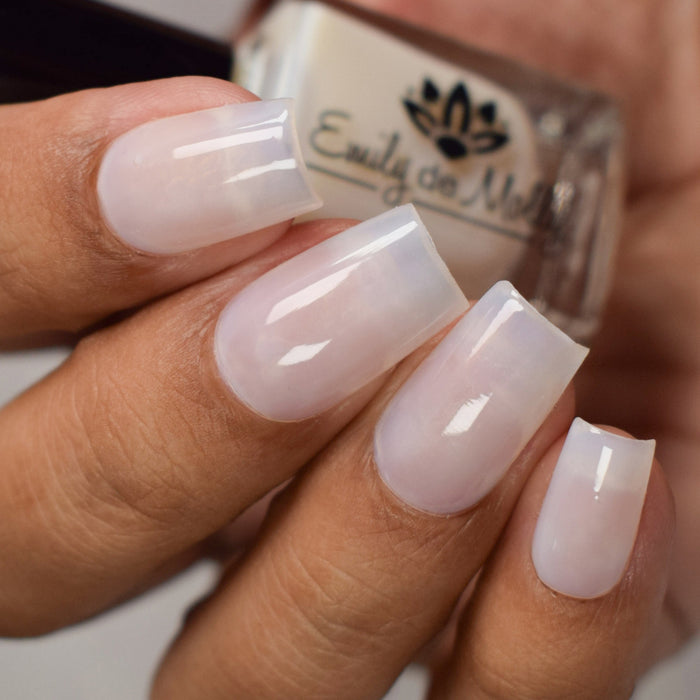 Jelly Nail Polish - White x  Light Pink Bundle