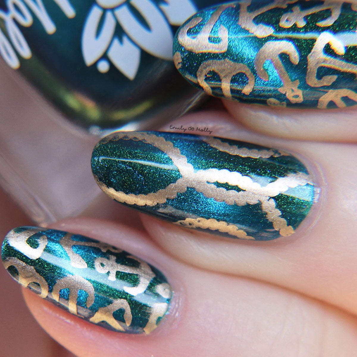 Soft Gold -  Nail Stamping Polish by Messy Mansion image 2