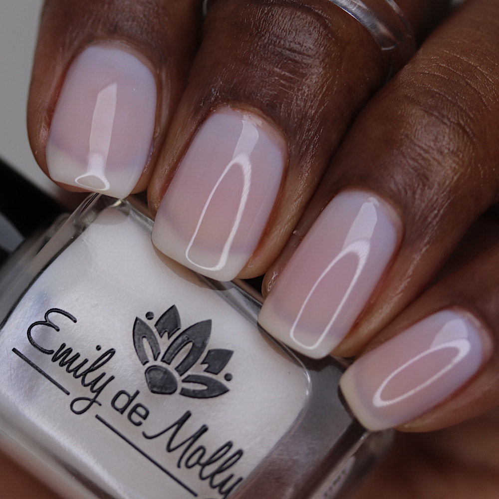 Jelly Nail Polish - White x  Light Pink Bundle