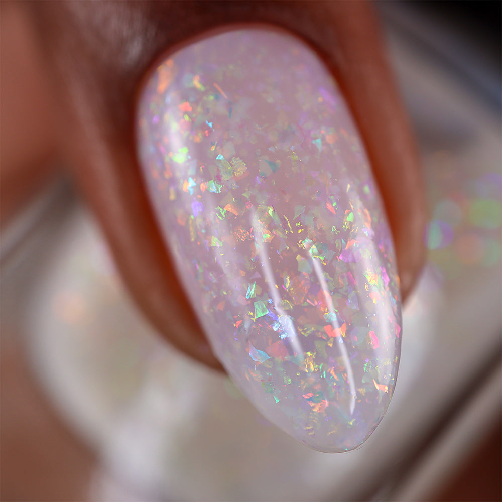 Jelly Nail Polish - White x  Light Pink Bundle