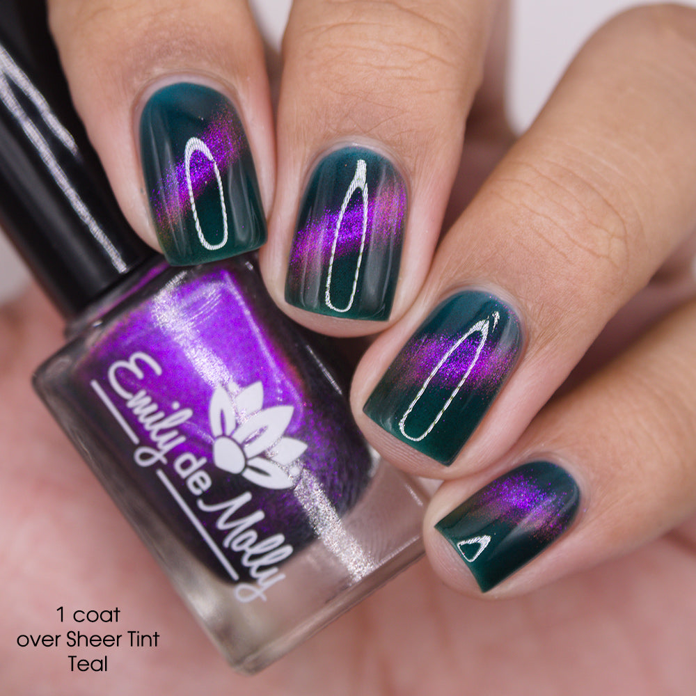 Magnetic Nail Polish - Red x Purple Bundle