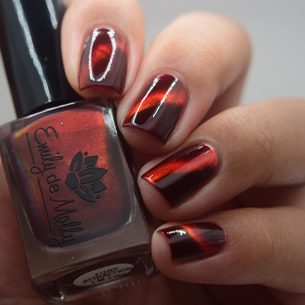 Magnetic Nail Polish - Red x Purple Bundle