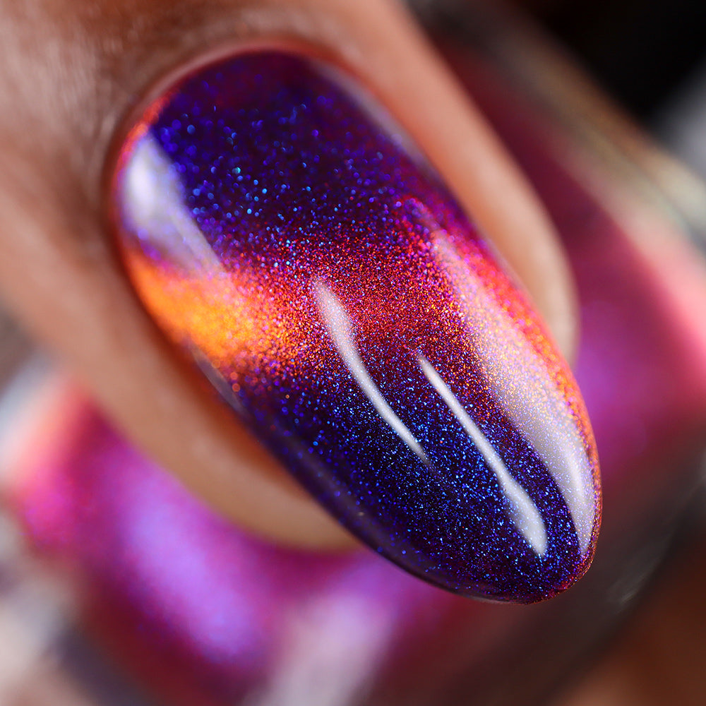 Magnetic Nail Polish - Red x Purple Bundle