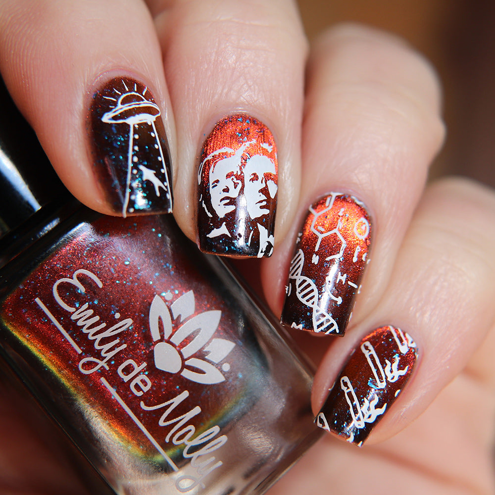 White Stamping Polish