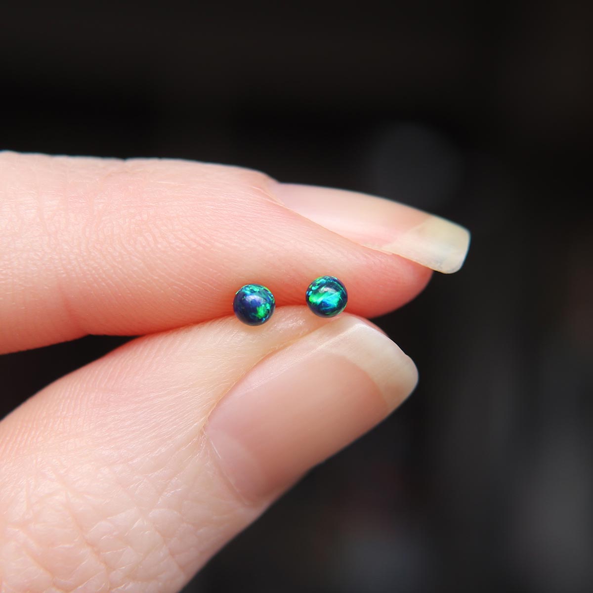 Share more than 73 blue green opal earrings super hot